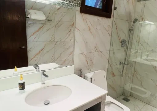Gray Deluxe Suite Room