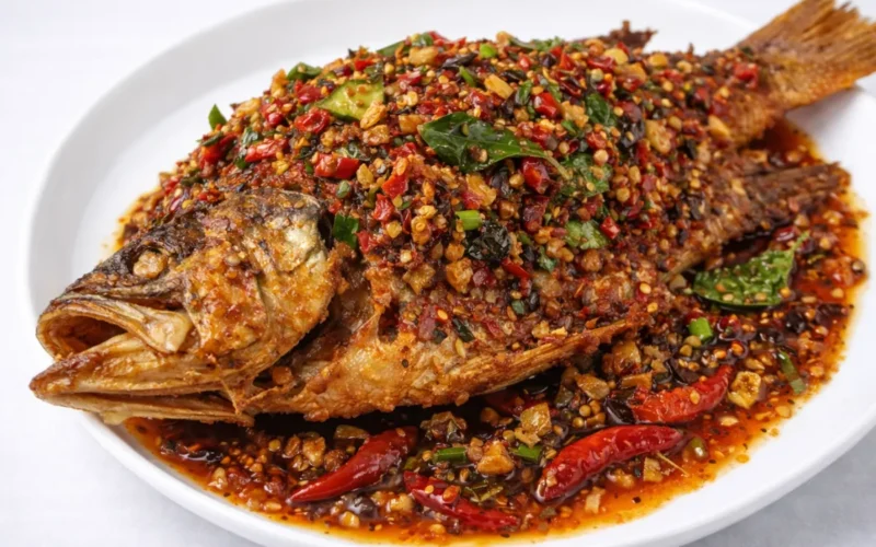 Deep Fried Fish Thai Style