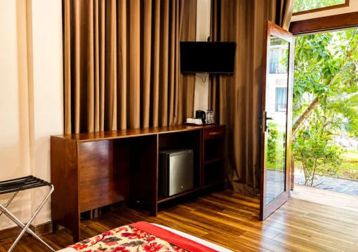 Maroon Double Room