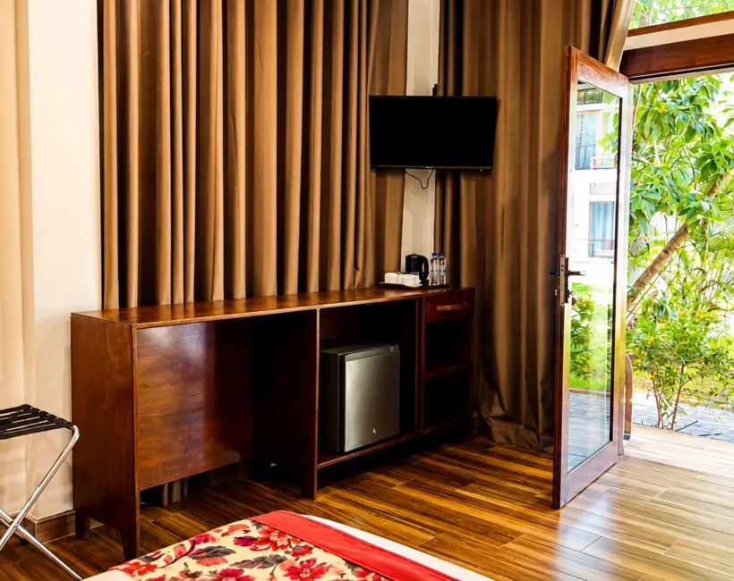 Maroon Double Room