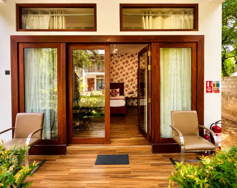 Maroon Double Room