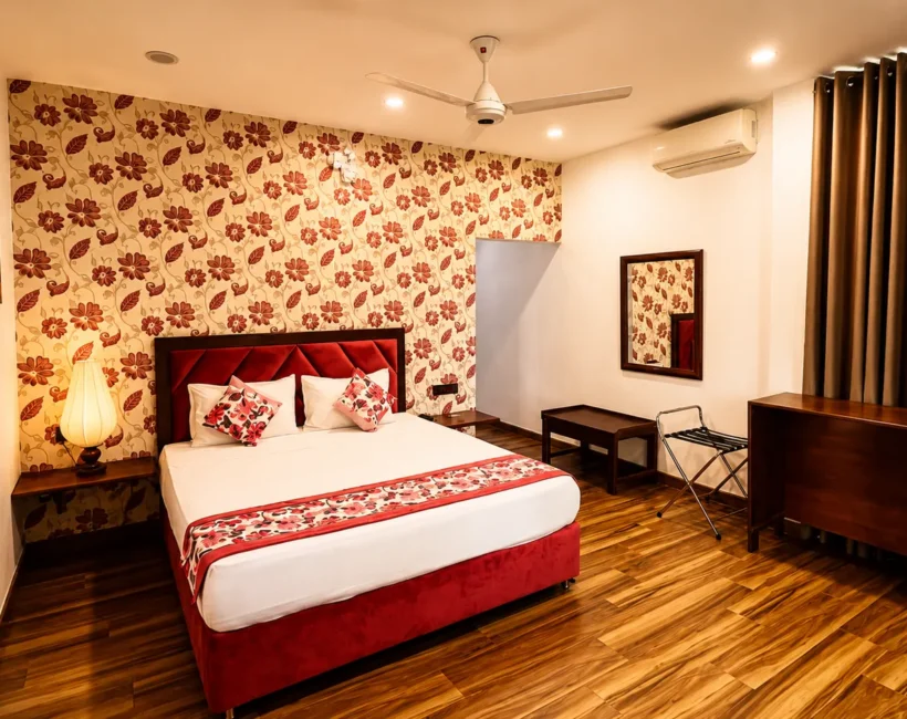 Maroon Double Room