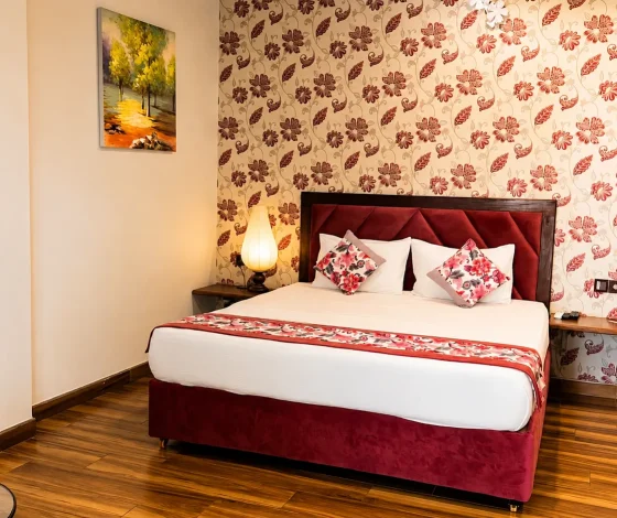 Maroon Double Room