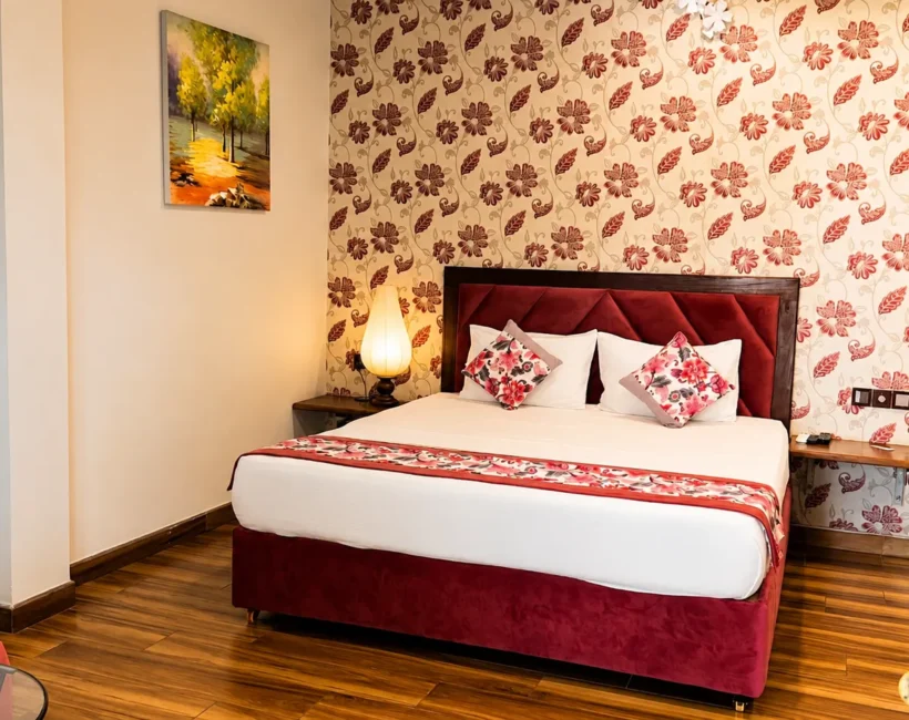 Maroon Double Room